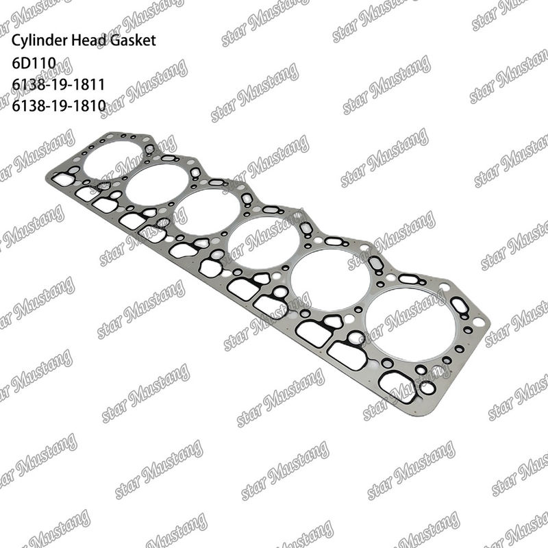 Garniture de cylindre 6D110 6138-19-1811 6138-19-1810 Pour pièces détachées de moteur KUMATSU