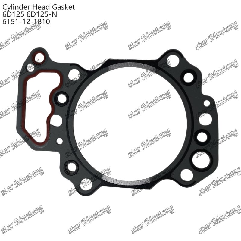 Garniture de cylindre 6D125 6D125-N 6151-12-1810 Pour pièces détachées de moteur KUMATSU