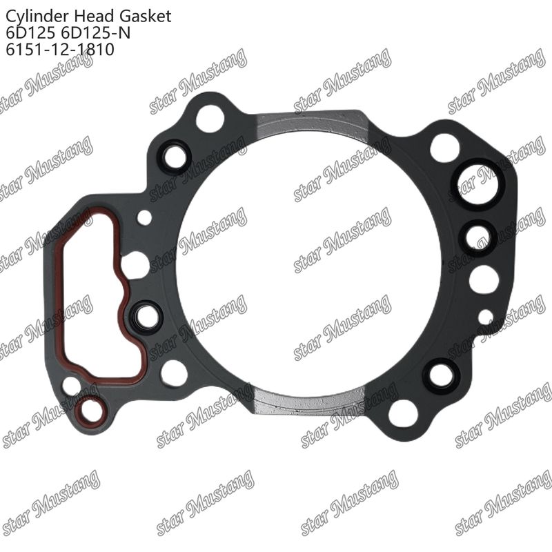 Garniture de cylindre 6D125 6D125-N 6151-12-1810 Pour pièces détachées de moteur KUMATSU