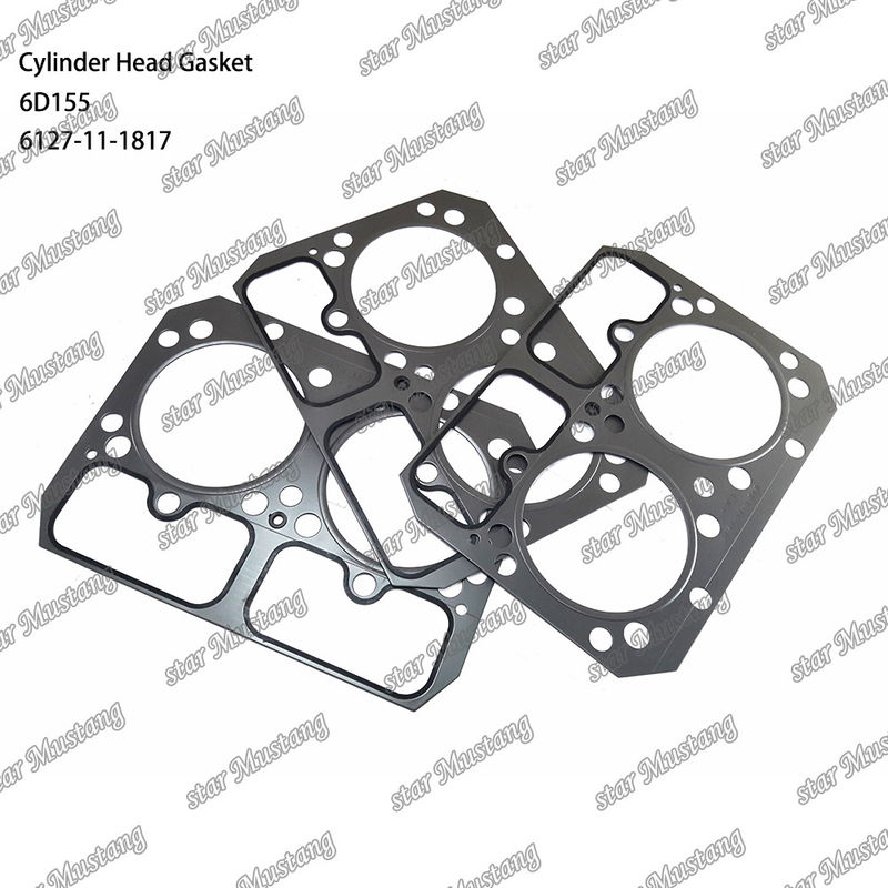 Garniture de tête de cylindre 6D155 Métal 6127-11-1817 Pour pièces détachées de moteur KUMATSU