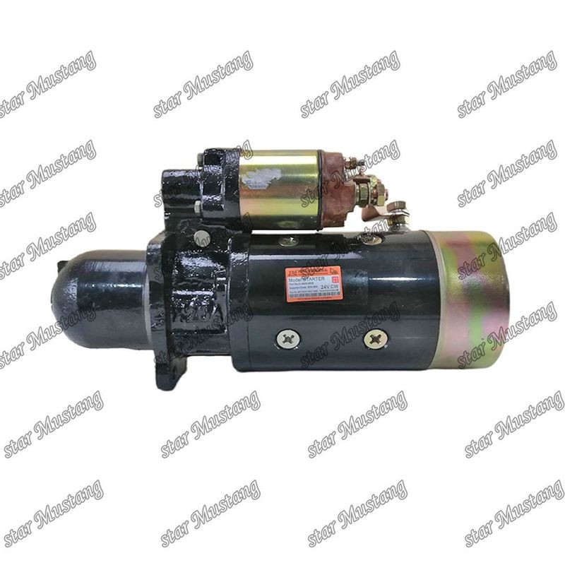 3708N 24V 10T 5.0KW 6BT5.9 4BT Moteur de démarrage Moteur 4934655 4935789 5336432 128000-256 Pour les pièces détachées de moteur CUMMINS