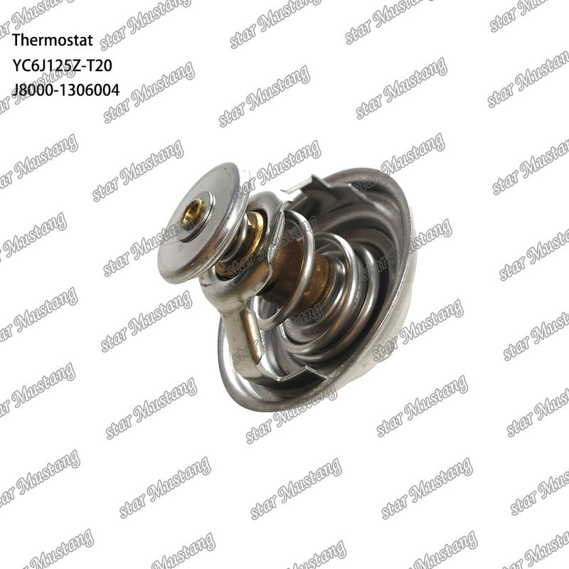 Thermostat YC6J125Z-T20 J8000-1306004 75°C Partie du moteur avec structure intégrée et 6 mois