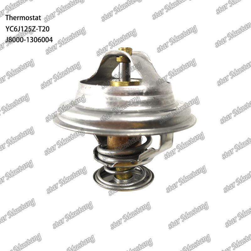 Thermostat YC6J125Z-T20 J8000-1306004 75°C Partie du moteur avec structure intégrée et 6 mois
