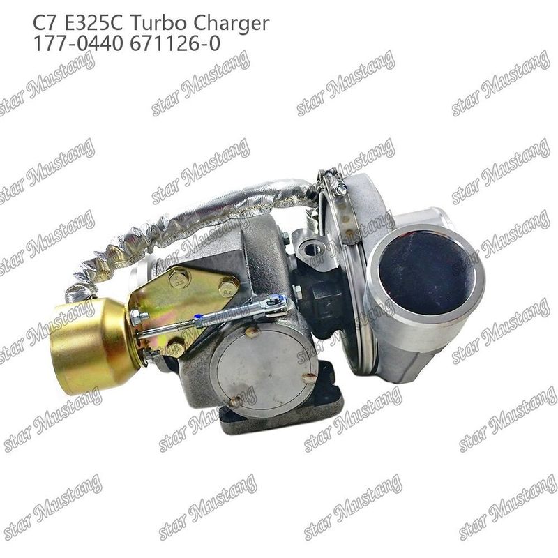 Turbocompresseur C7 E325C 177-0440 671126-0 Partie du moteur avec structure intégrale et 6 mois