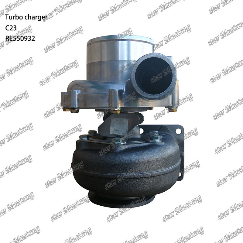 C23 228 John Deere RE550932 MOTEUR TURBO CHARGER Partie moteur avec structure intégrée et 6 mois