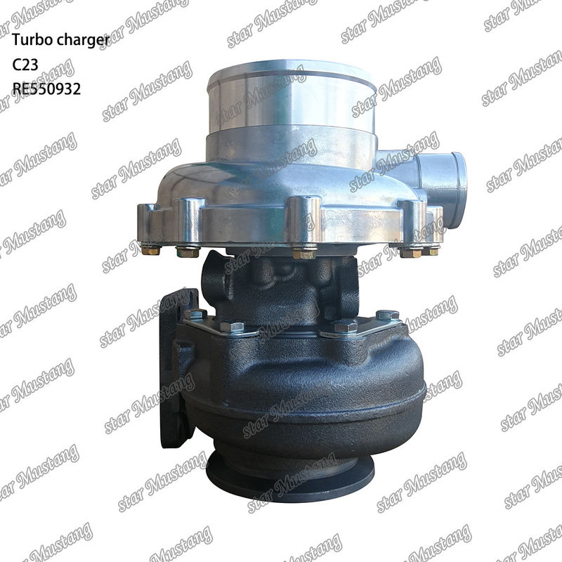 C23 228 John Deere RE550932 MOTEUR TURBO CHARGER Partie moteur avec structure intégrée et 6 mois