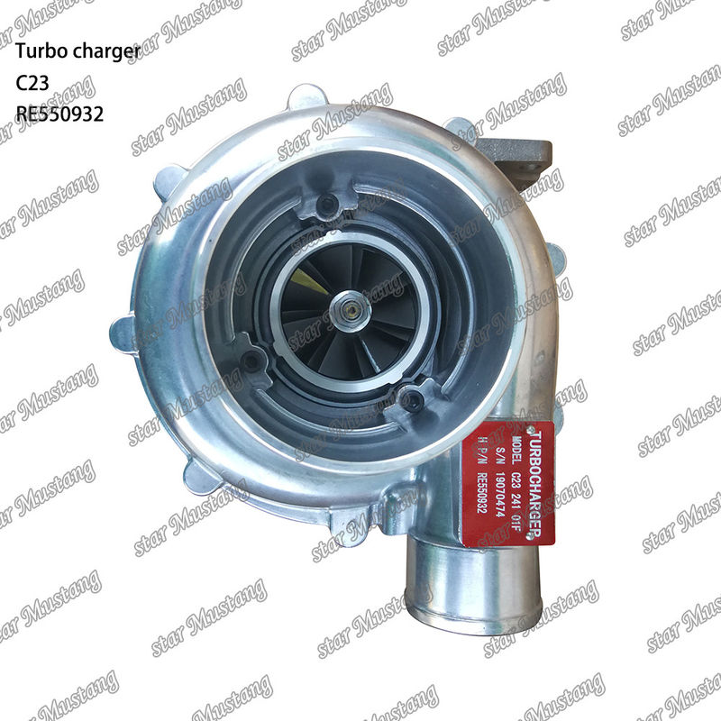 C23 228 John Deere RE550932 MOTEUR TURBO CHARGER Partie moteur avec structure intégrée et 6 mois