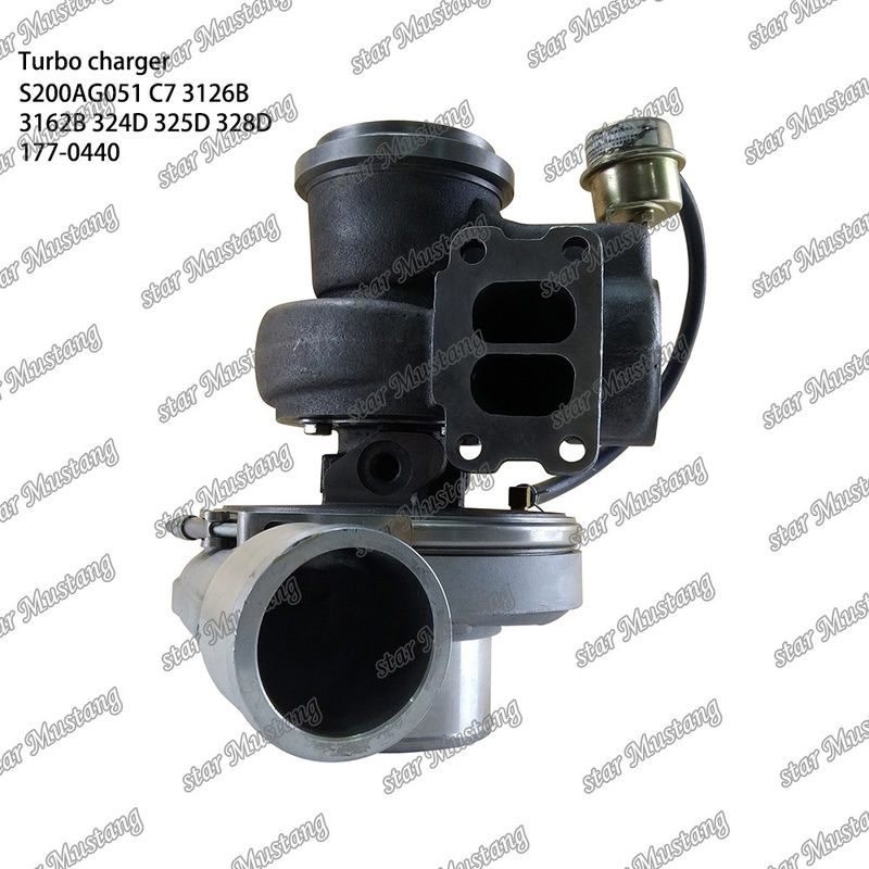 Turbocompresseur S200AG051 C7 3126B 3162B 324D 325D 328D 177-0440 Partie du moteur avec structure intégrale et 6 mois