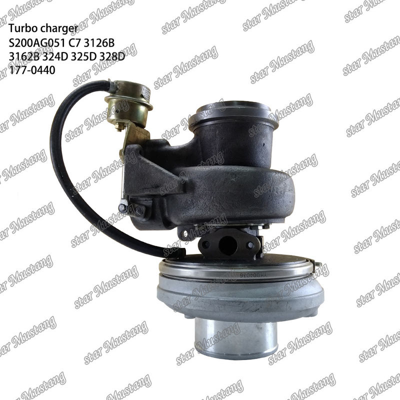 Turbocompresseur S200AG051 C7 3126B 3162B 324D 325D 328D 177-0440 Partie du moteur avec structure intégrale et 6 mois