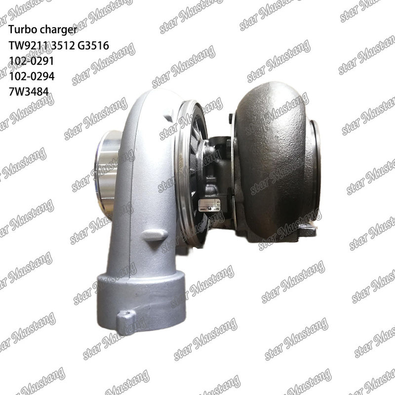 Turbocompresseur TW9211 3512 G3516 102-0291 102-0294 7W3484 Partie du moteur avec structure intégrée et 6 mois