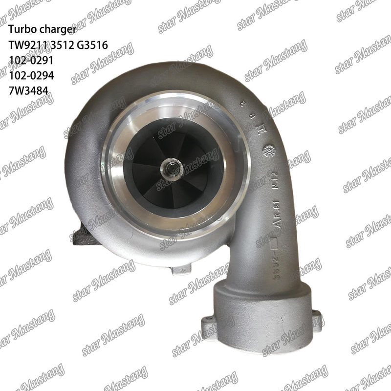 Turbocompresseur TW9211 3512 G3516 102-0291 102-0294 7W3484 Partie du moteur avec structure intégrée et 6 mois