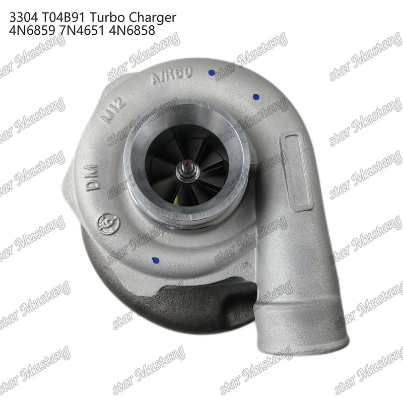 Turbocompresseur T04B91 3304 4N6859 7N4651 4N6858 Partie moteur à structure intégrée et 6 mois