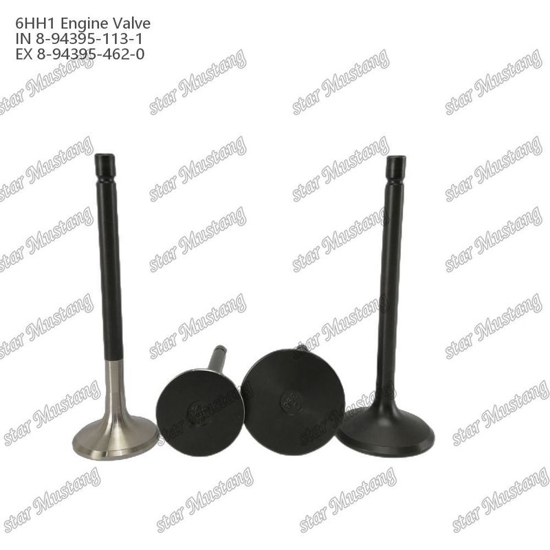Valve 6HH1 IN 8-94395-113-1 EX 8-94395-462-0 Convient pour les pièces détachées des moteurs Isuzu