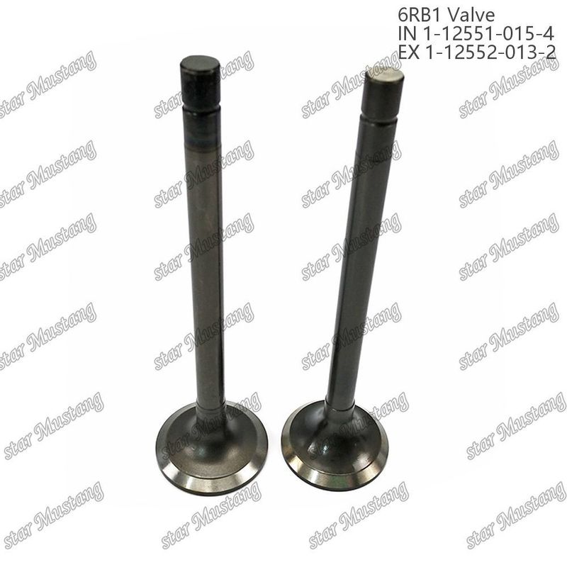 Valve 6RB1 IN 1-12551-015-4 EX 1-12552-013-2 Convient pour les pièces détachées des moteurs Isuzu