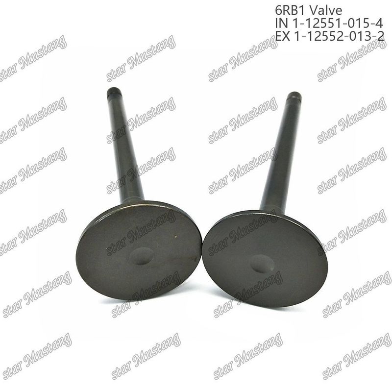 Valve 6RB1 IN 1-12551-015-4 EX 1-12552-013-2 Convient pour les pièces détachées des moteurs Isuzu