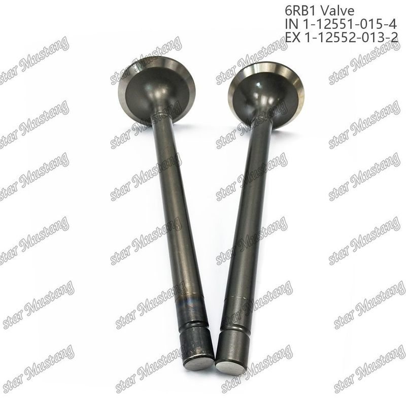 Valve 6RB1 IN 1-12551-015-4 EX 1-12552-013-2 Convient pour les pièces détachées des moteurs Isuzu