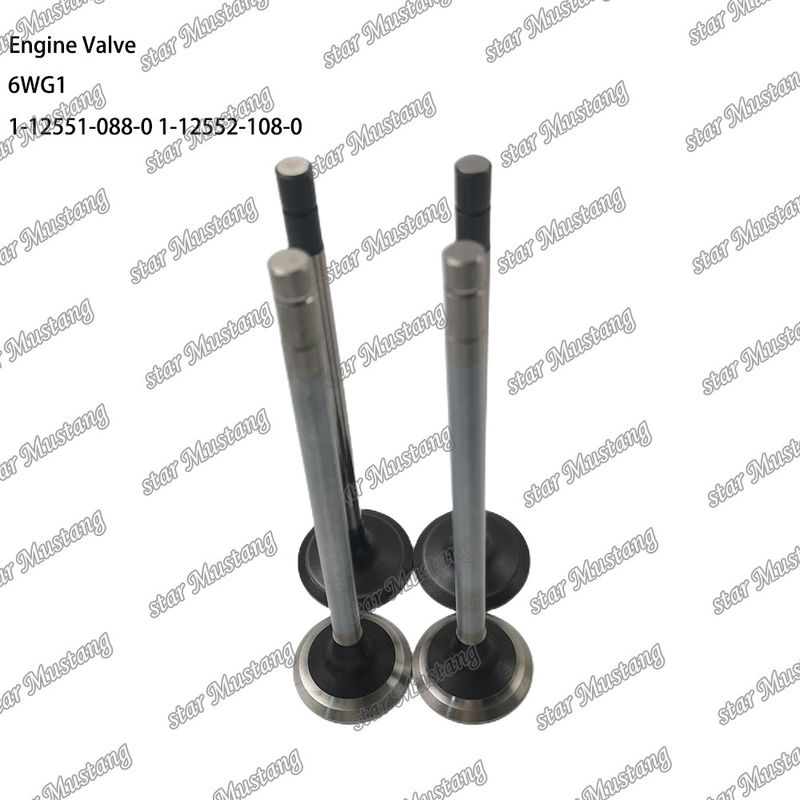 Valve 6WG1 IN 1-12551-088-0 EX 1-12552-108-0 Convient pour les pièces détachées des moteurs Isuzu