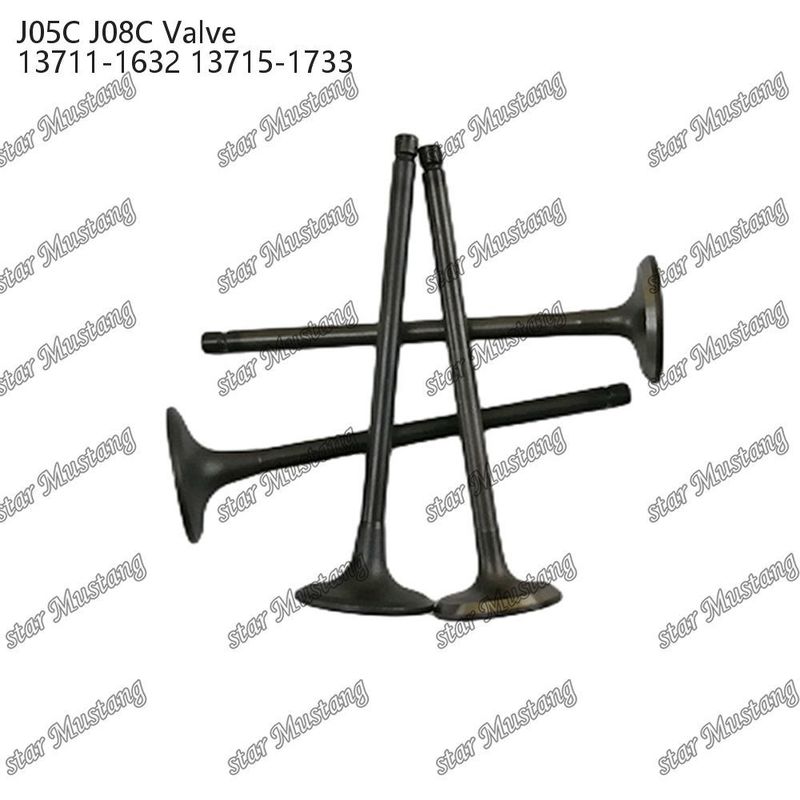 Valve J05C J08C 13711-1632 13715-1733 Convient pour les pièces détachées du moteur Hino