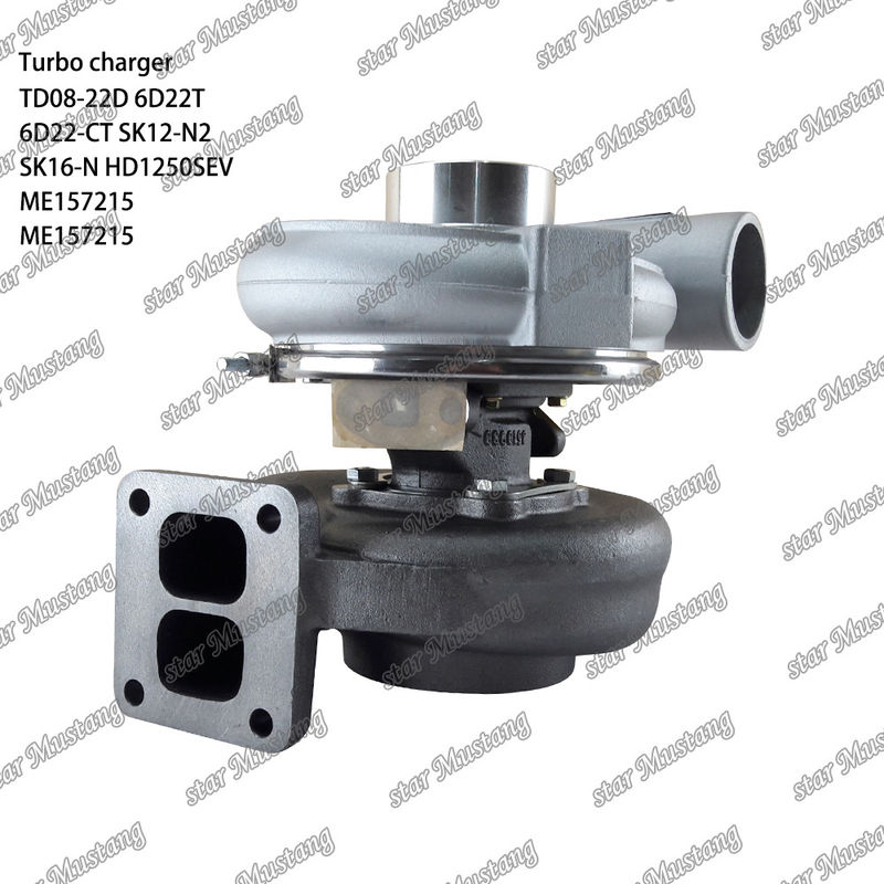 TD08-22D 6D22T 6D22-CT SK12-N2 SK16-N HD1250SEV Turbocompresseur ME157215 ME157215 Pour moteur Mitsubishi