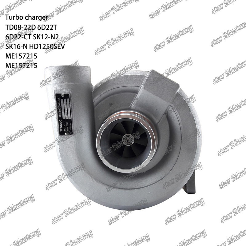 TD08-22D 6D22T 6D22-CT SK12-N2 SK16-N HD1250SEV Turbocompresseur ME157215 ME157215 Pour moteur Mitsubishi