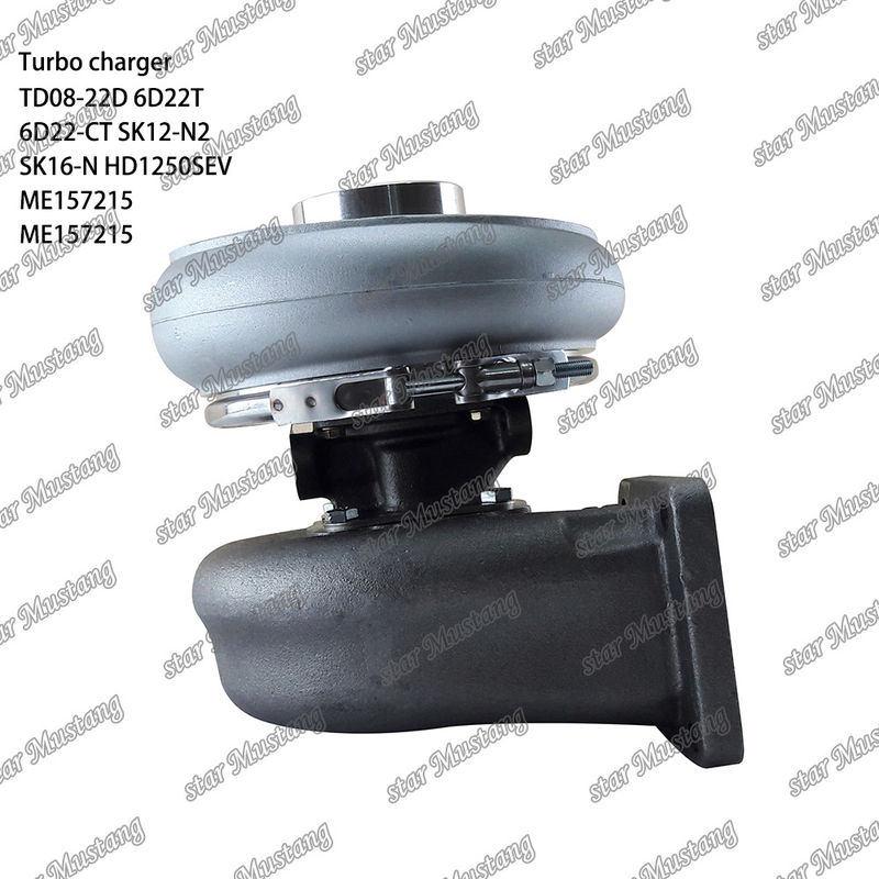 TD08-22D 6D22T 6D22-CT SK12-N2 SK16-N HD1250SEV Turbocompresseur ME157215 ME157215 Pour moteur Mitsubishi