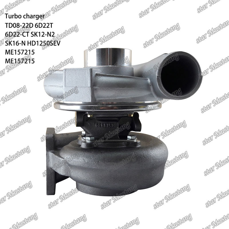 TD08-22D 6D22T 6D22-CT SK12-N2 SK16-N HD1250SEV Turbocompresseur ME157215 ME157215 Pour moteur Mitsubishi