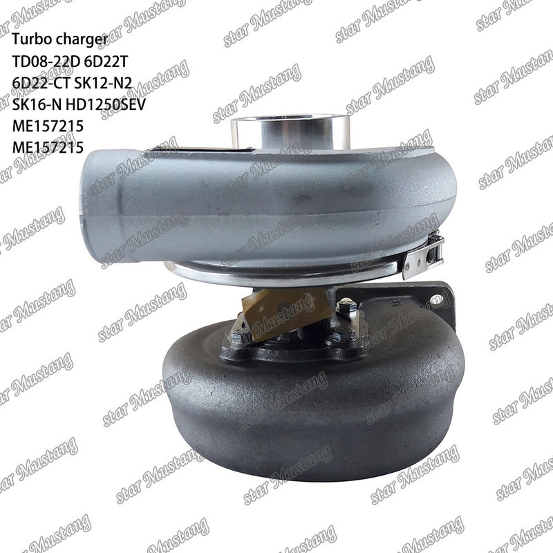 TD08-22D 6D22T 6D22-CT SK12-N2 SK16-N HD1250SEV Turbocompresseur ME157215 ME157215 Pour moteur Mitsubishi