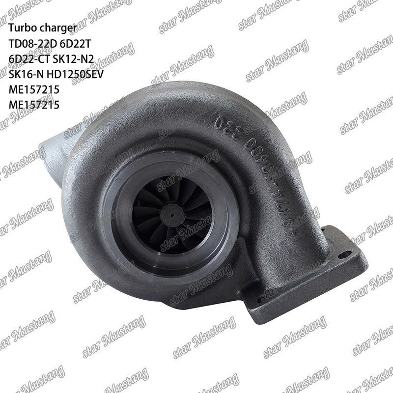 TD08-22D 6D22T 6D22-CT SK12-N2 SK16-N HD1250SEV Turbocompresseur ME157215 ME157215 Pour moteur Mitsubishi