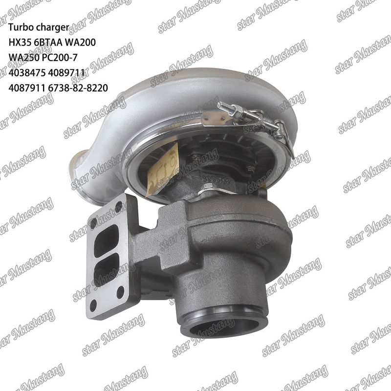 Turbocompresseur à structure intégrale HX35 6BTAA WA200 WA250 PC200-7 4038475 4089711 4087911 6738-82-8220 Partie du moteur