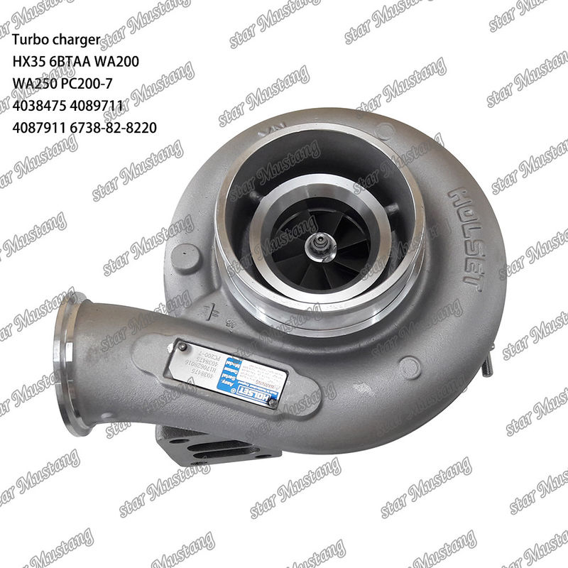 Turbocompresseur à structure intégrale HX35 6BTAA WA200 WA250 PC200-7 4038475 4089711 4087911 6738-82-8220 Partie du moteur