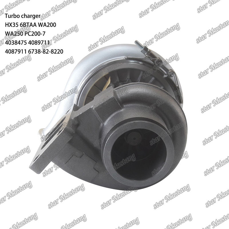 Turbocompresseur à structure intégrale HX35 6BTAA WA200 WA250 PC200-7 4038475 4089711 4087911 6738-82-8220 Partie du moteur