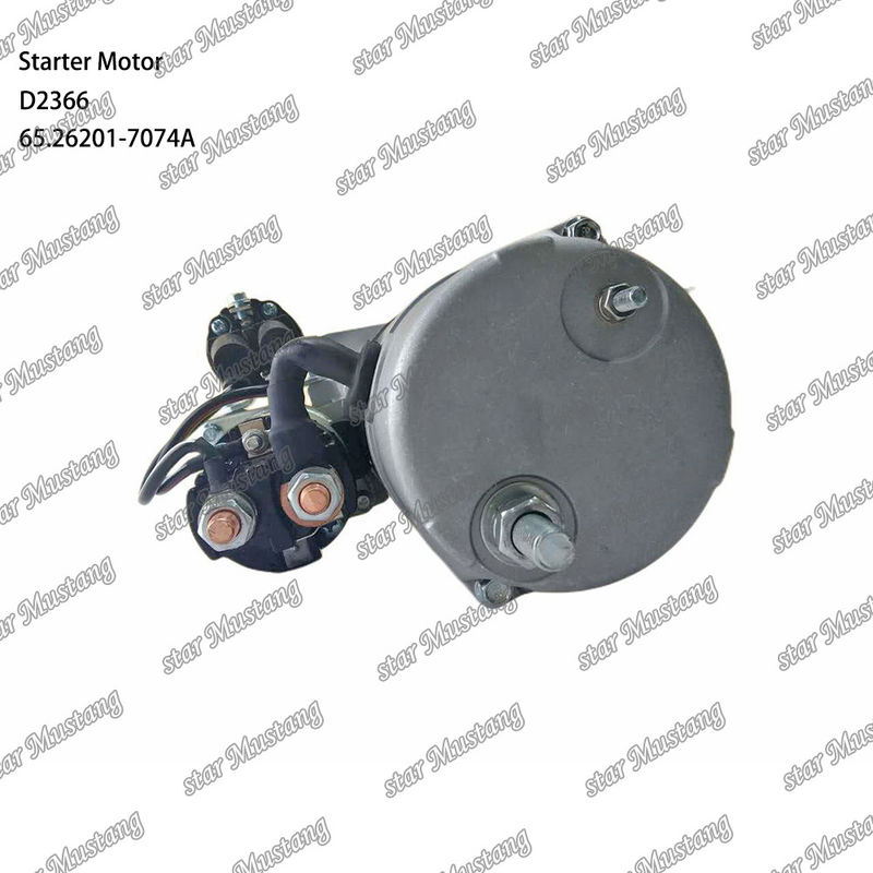 D2366 Moteur de démarrage 39MT 24V 9.0KW 11T 65.26201-7074A Pour DOOSAN DAEWOO pièces détachées de moteur