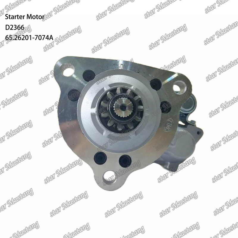 D2366 Moteur de démarrage 39MT 24V 9.0KW 11T 65.26201-7074A Pour DOOSAN DAEWOO pièces détachées de moteur