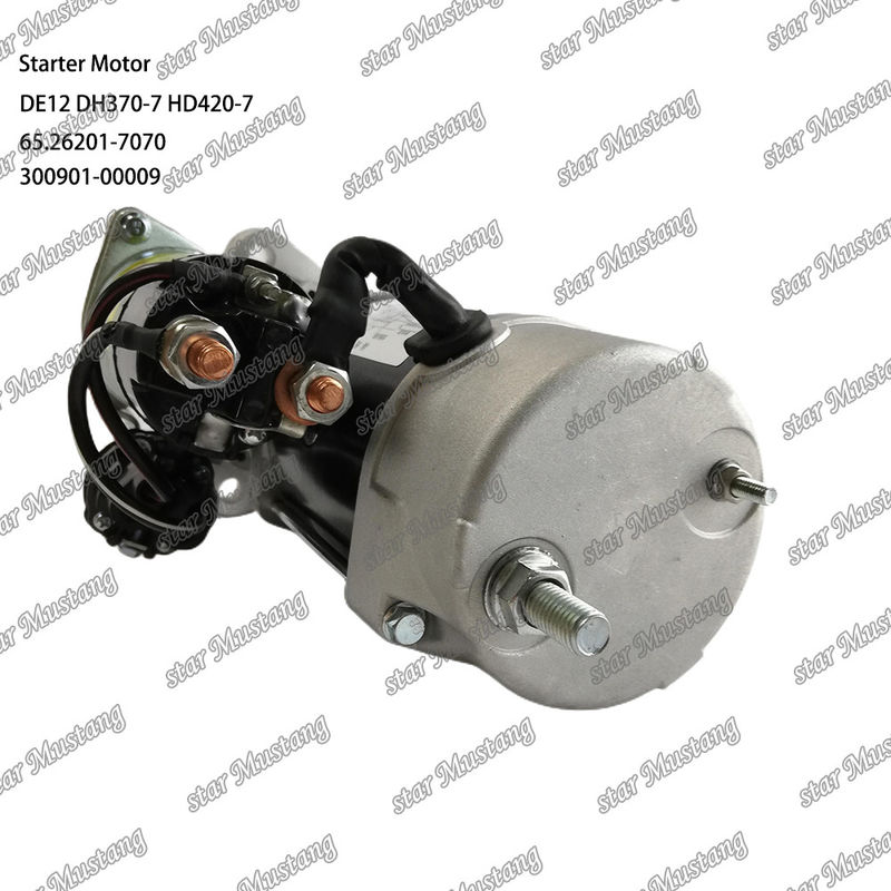 DE12 DH370-7 HD420-7 Moteur de démarrage 24V 11T 9KW 65.26201-7070 300901-00009 Pour les pièces détachées du moteur DOOSAN DAEWOO