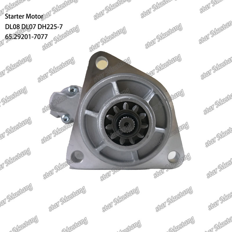 DL08 DL07 DH225-7 Moteur de démarrage 24V 11T 5.5KW 65.29201-7077 Pour les pièces détachées du moteur DOOSAN DAEWOO