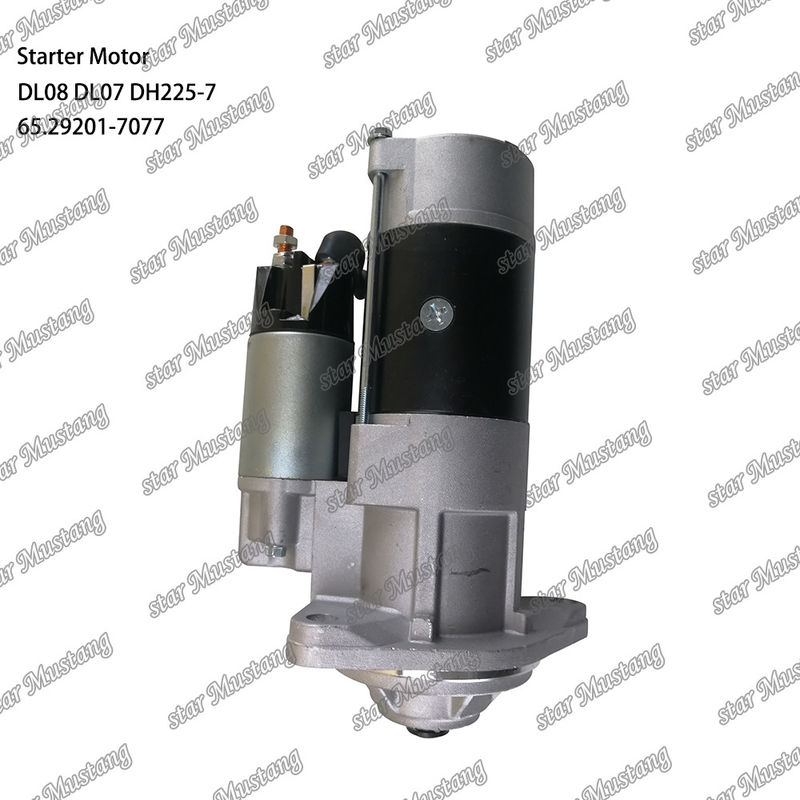 DL08 DL07 DH225-7 Moteur de démarrage 24V 11T 5.5KW 65.29201-7077 Pour les pièces détachées du moteur DOOSAN DAEWOO