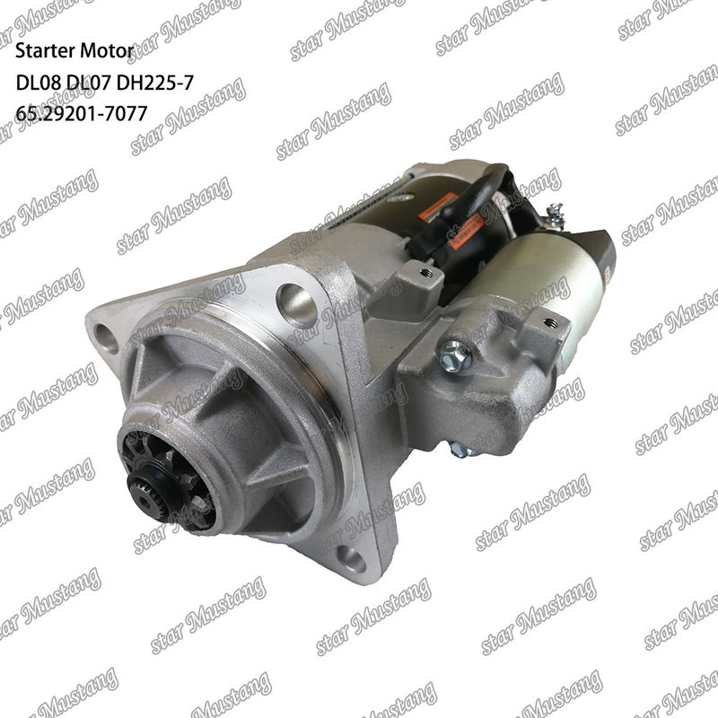 DL08 DL07 DH225-7 Moteur de démarrage 24V 11T 5.5KW 65.29201-7077 Pour les pièces détachées du moteur DOOSAN DAEWOO
