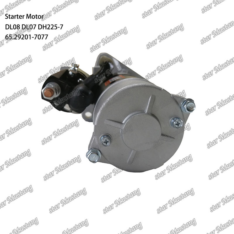 DL08 DL07 DH225-7 Moteur de démarrage 24V 11T 5.5KW 65.29201-7077 Pour les pièces détachées du moteur DOOSAN DAEWOO