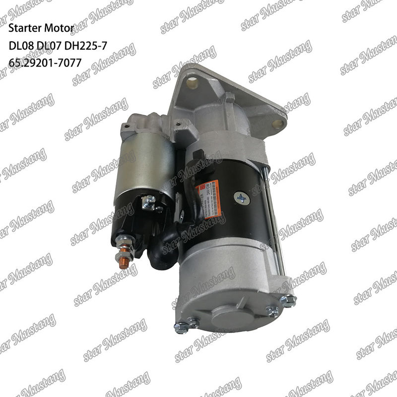 DL08 DL07 DH225-7 Moteur de démarrage 24V 11T 5.5KW 65.29201-7077 Pour les pièces détachées du moteur DOOSAN DAEWOO