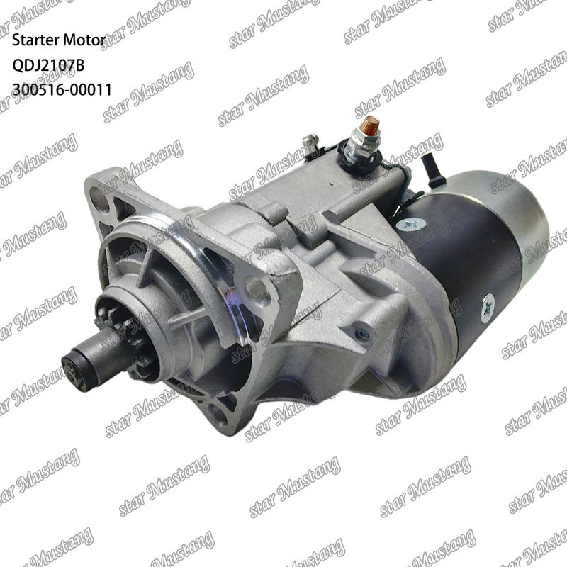 QDJ2107B Moteur démarreur moteur 300516-00011 24V 11T 4.5KW Pour DOOSAN DAEWOO pièces de rechange moteur