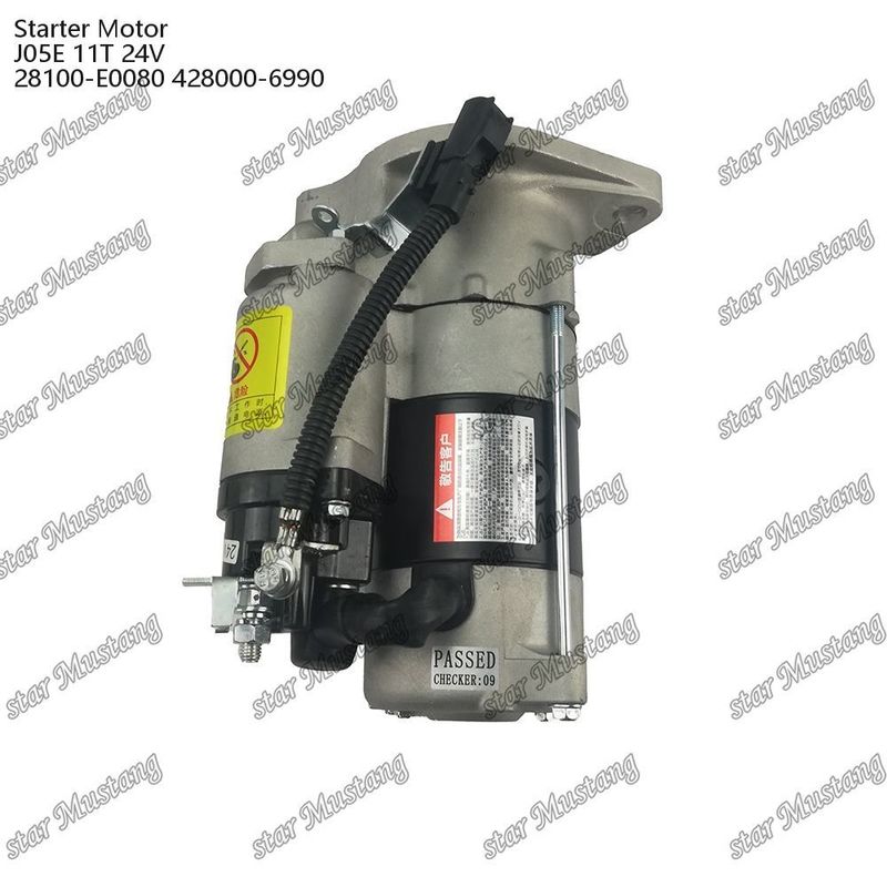 J05E Moteur de démarrage 11T 24V 28100-E0080 428000-6990 Pour pièces détachées de moteur HINO