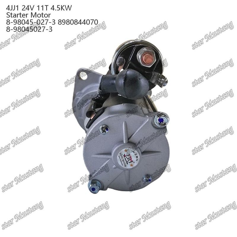 4JJ1 Moteur de démarrage 24V 11T 4.5KW 8-98045-027-3 8980844070 8-98045027-3 Pour les pièces de rechange du moteur ISUZU