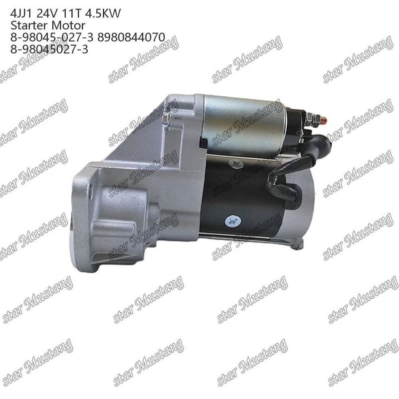 4JJ1 Moteur de démarrage 24V 11T 4.5KW 8-98045-027-3 8980844070 8-98045027-3 Pour les pièces de rechange du moteur ISUZU