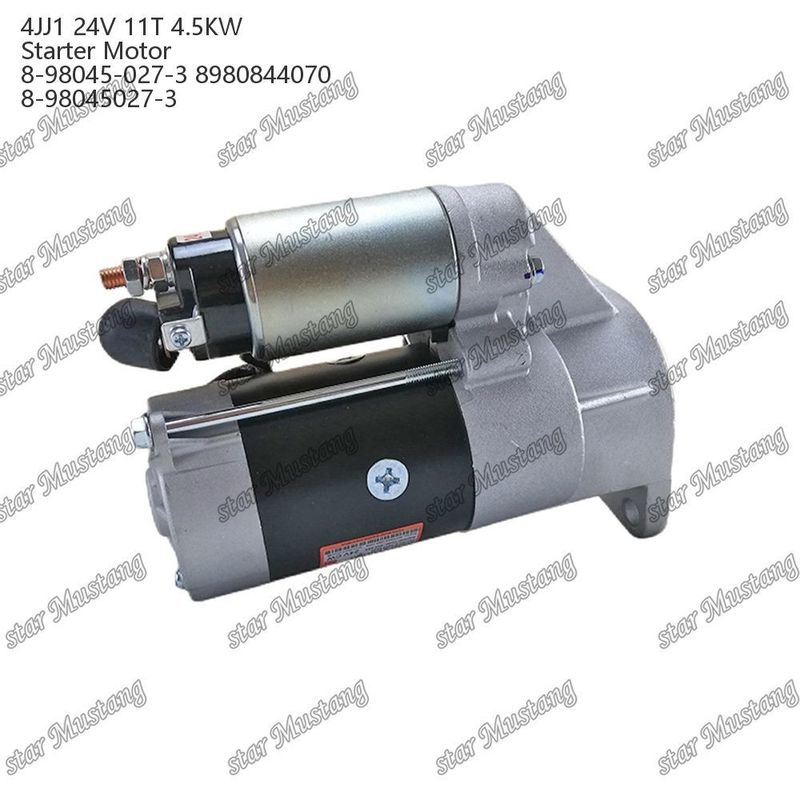 4JJ1 Moteur de démarrage 24V 11T 4.5KW 8-98045-027-3 8980844070 8-98045027-3 Pour les pièces de rechange du moteur ISUZU