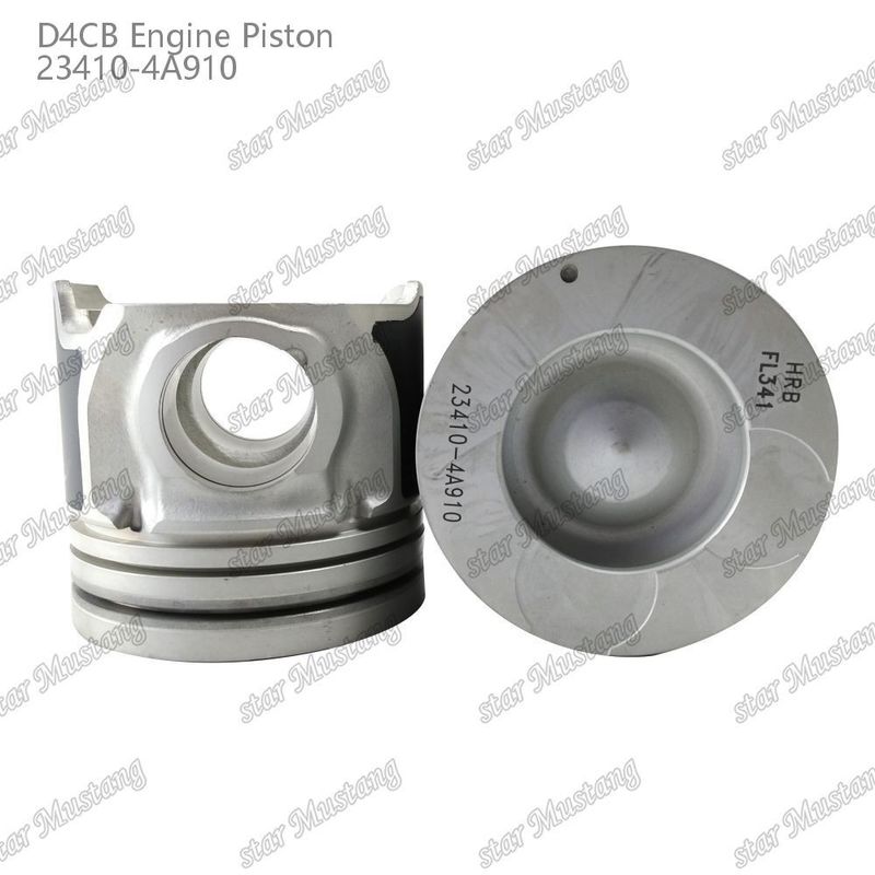 Piston léger D4CB 52 mm Chambre de combustion 23410-4A910 pour débit moyen