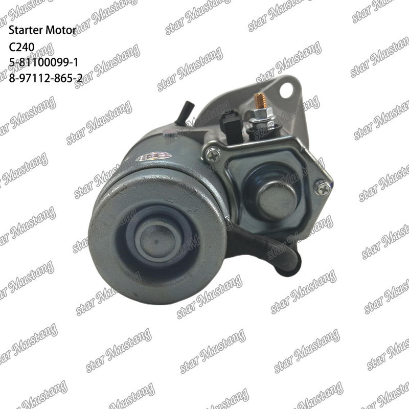 C240 Moteur de démarrage 9T 12V 5-81100099-1 8-97112-865-2 Pour les pièces de rechange du moteur ISUZU