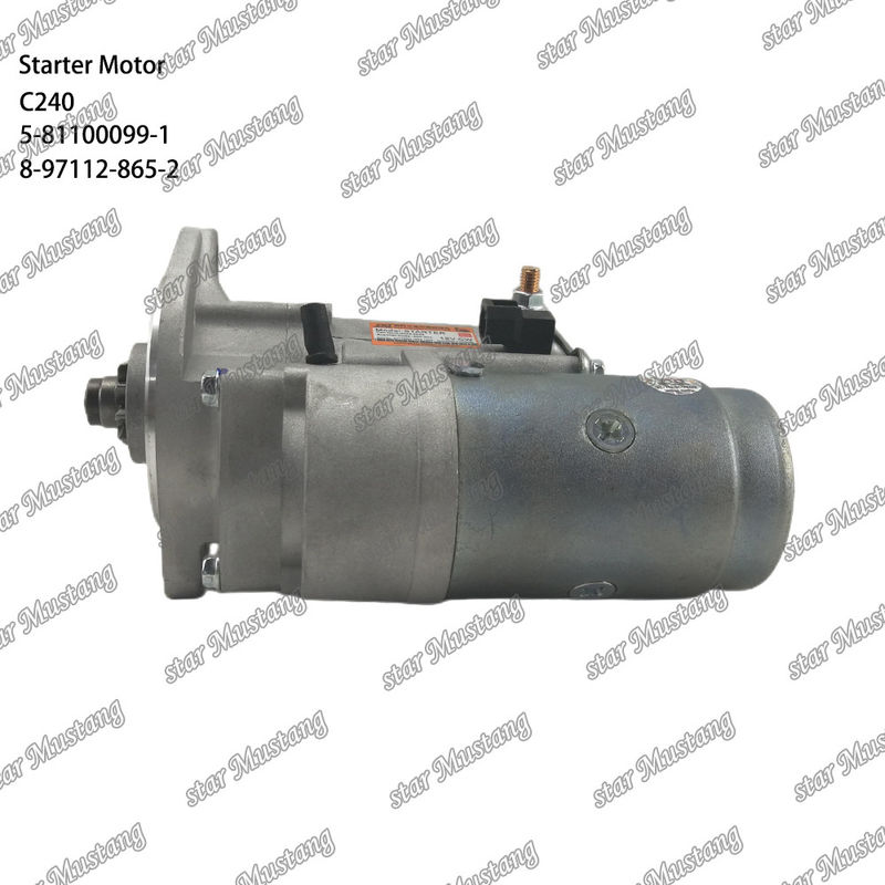 C240 Moteur de démarrage 9T 12V 5-81100099-1 8-97112-865-2 Pour les pièces de rechange du moteur ISUZU