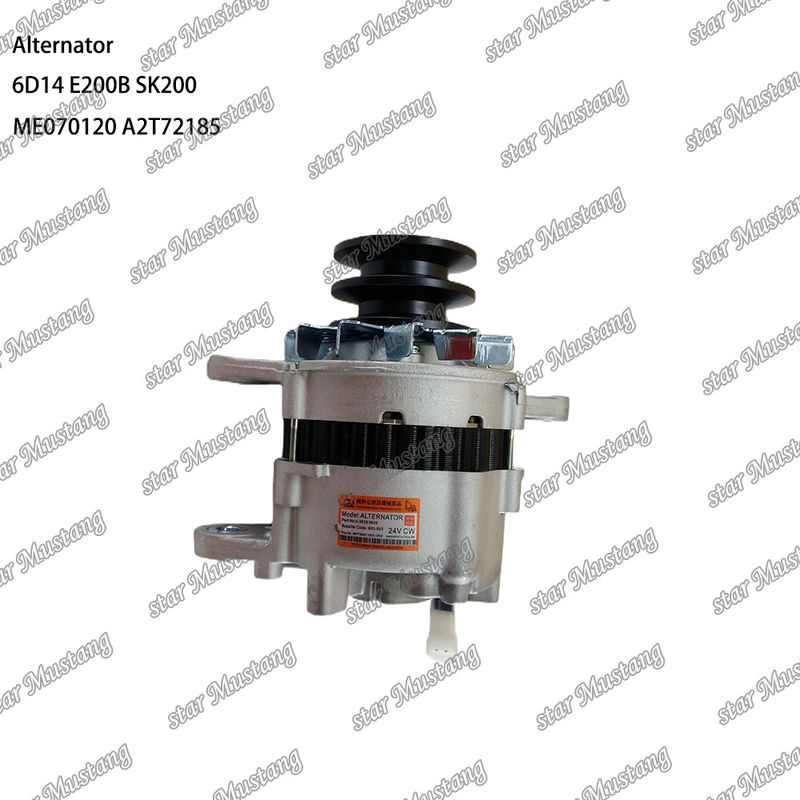 Alternateur 6D14 E200B SK200 24V 35A ME070120 A2T70772 A2T72185 Convient pour les pièces détachées de moteurs Mitsubishi