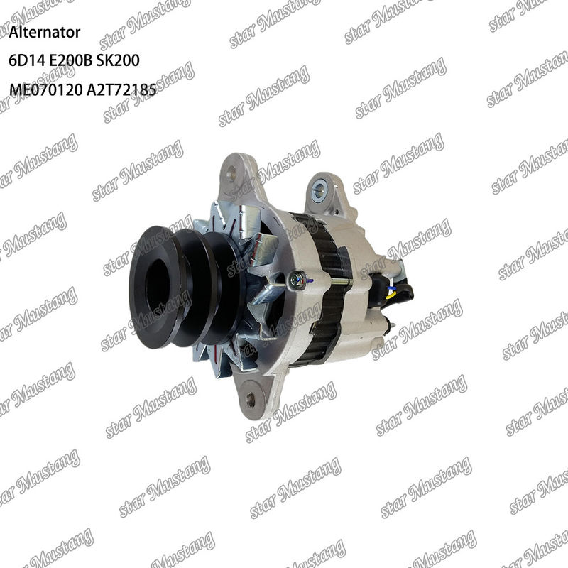 Alternateur 6D14 E200B SK200 24V 35A ME070120 A2T70772 A2T72185 Convient pour les pièces détachées de moteurs Mitsubishi