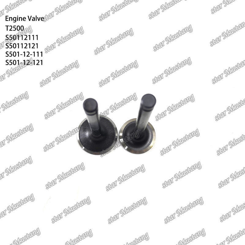 Valve de structure intégrale de stock original T2500 S50112111 S50112121 S501-12-111 S501-12-121 Partie du moteur